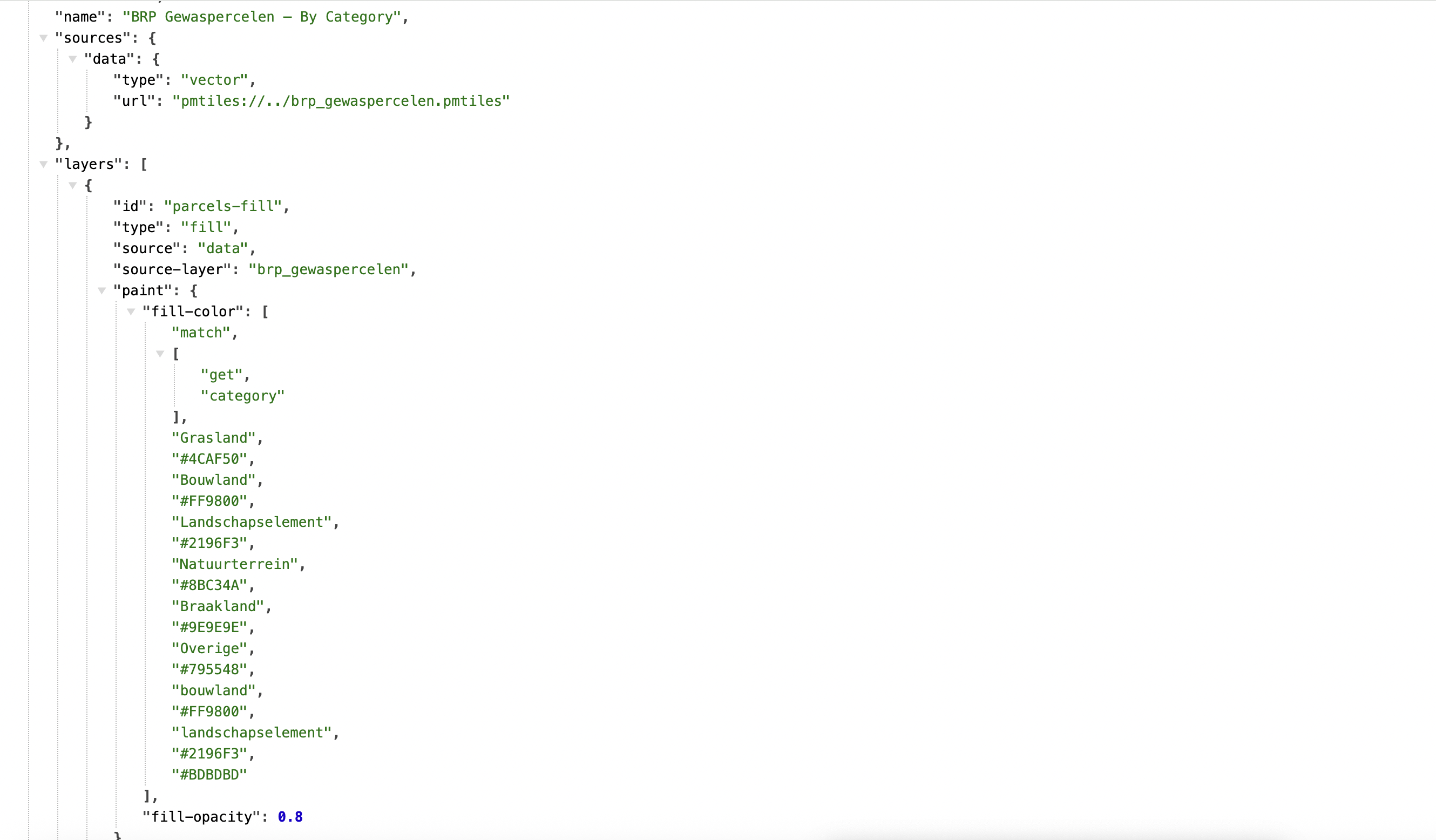 Mapbox style JSON example